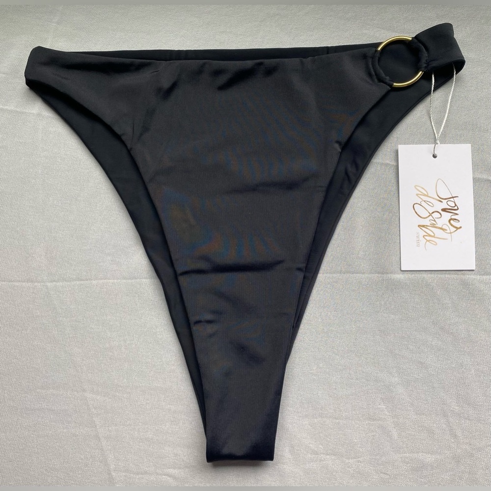 NWT Joues de Sable Women’s High Rise Bikini Bottoms, Size Small